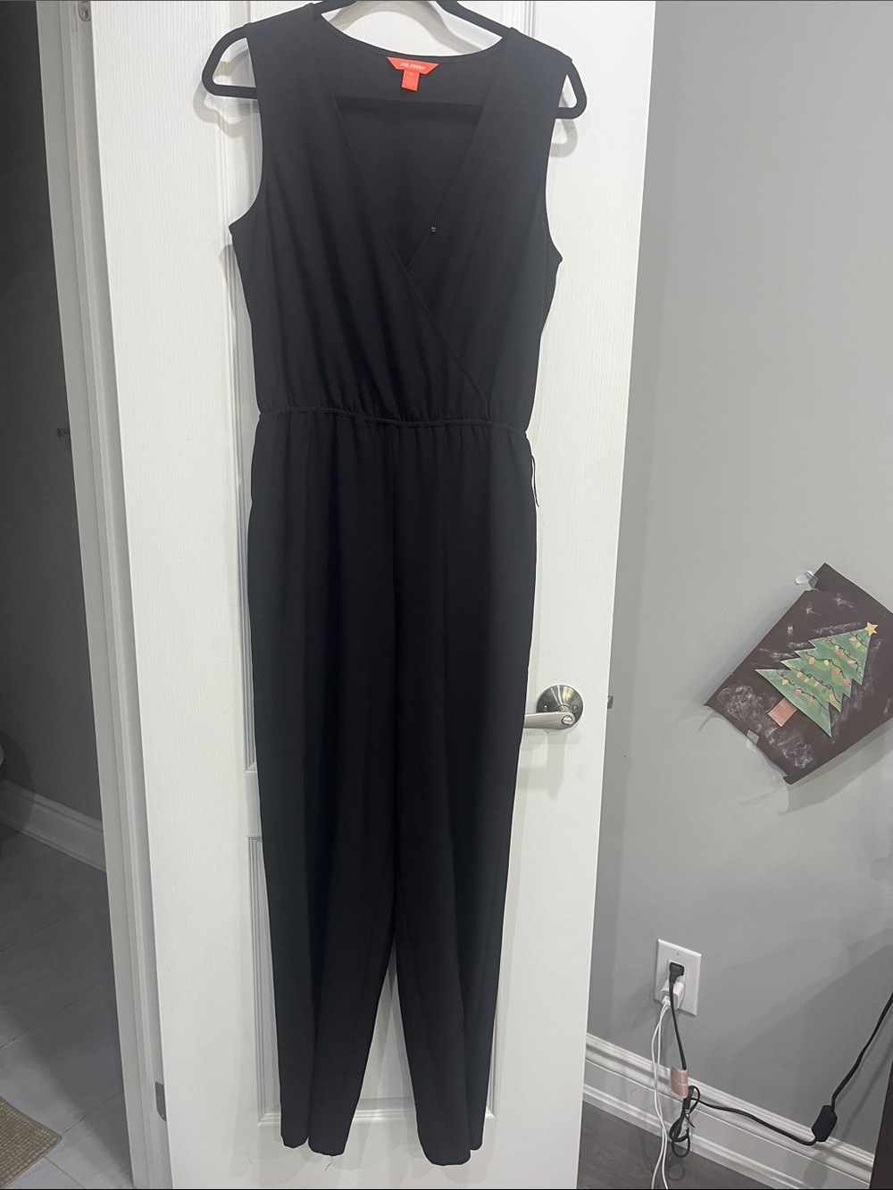 Joe Fresh Black Sleeveless Jumpsuit